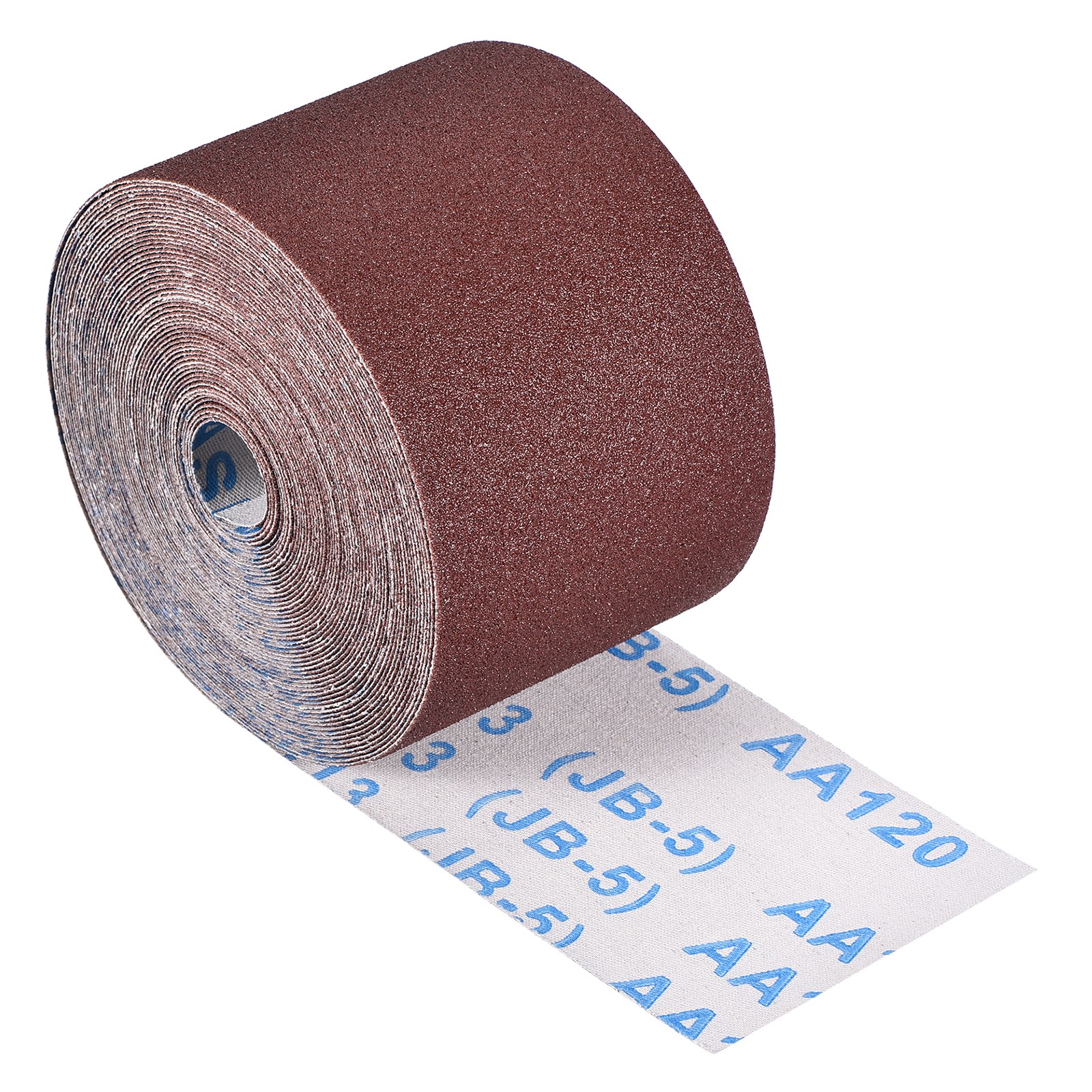 3" x 35Ft Sandpaper Roll, 120 Grit Aluminum Oxide Sand Paper for Floor