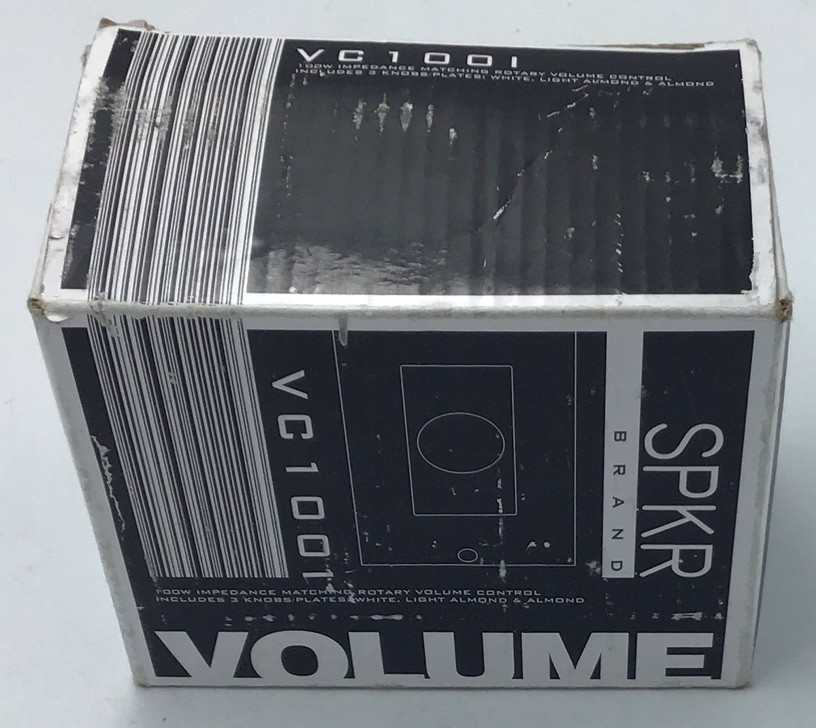 SPKR Brand VC100I 100W Rotary Volume Control with 3 Plates - Open-box h204