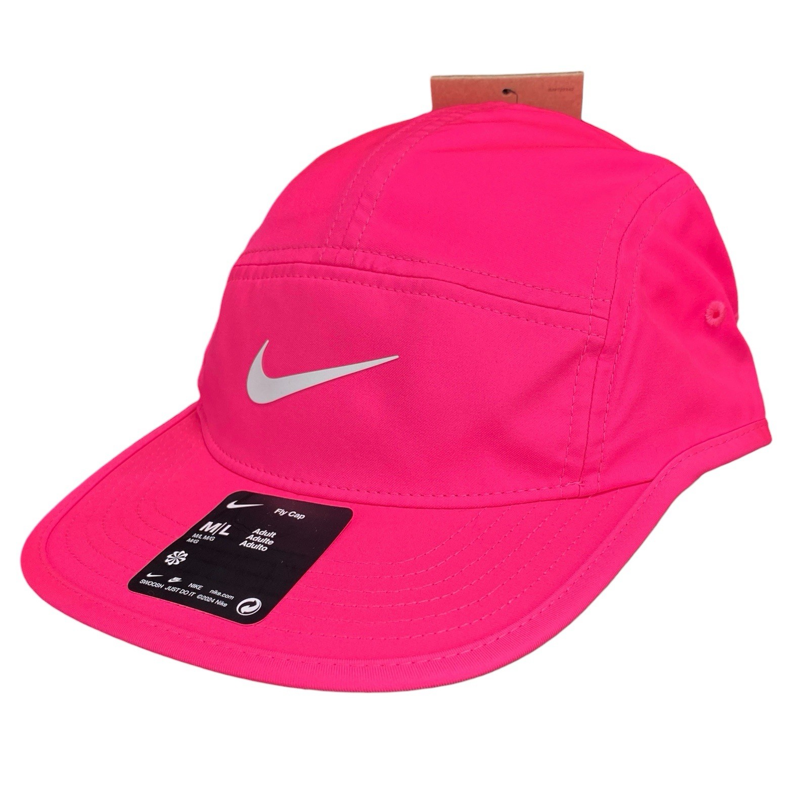 Nike Fly Dri-FIT Unstructured Swoosh Running Cap Hat 'Hyper Pink' FB5624-645