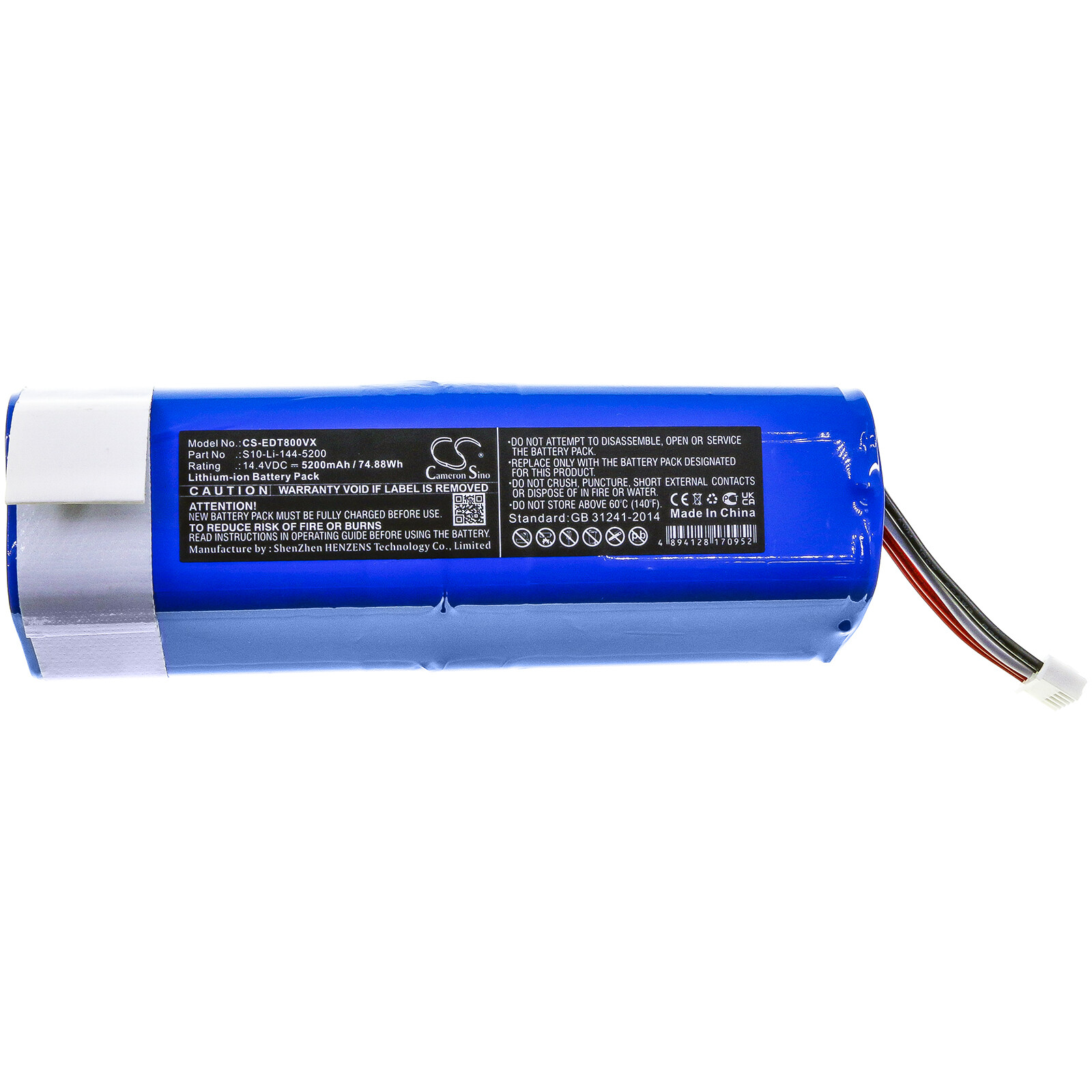5200mAh Battery For Ecovacs T5,T8,N5,T8AIVI,T8+,DX55,O920,O750,N5S,DBX11-11