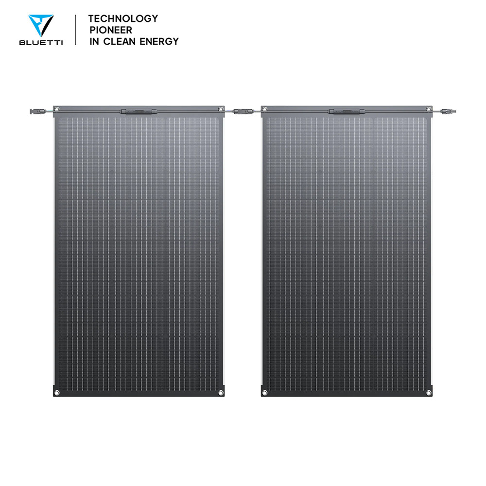 BLUETTI PV100 FX Flexible Solar Panel 23.4% Conversion for RV Trip/Boat/Balcony
