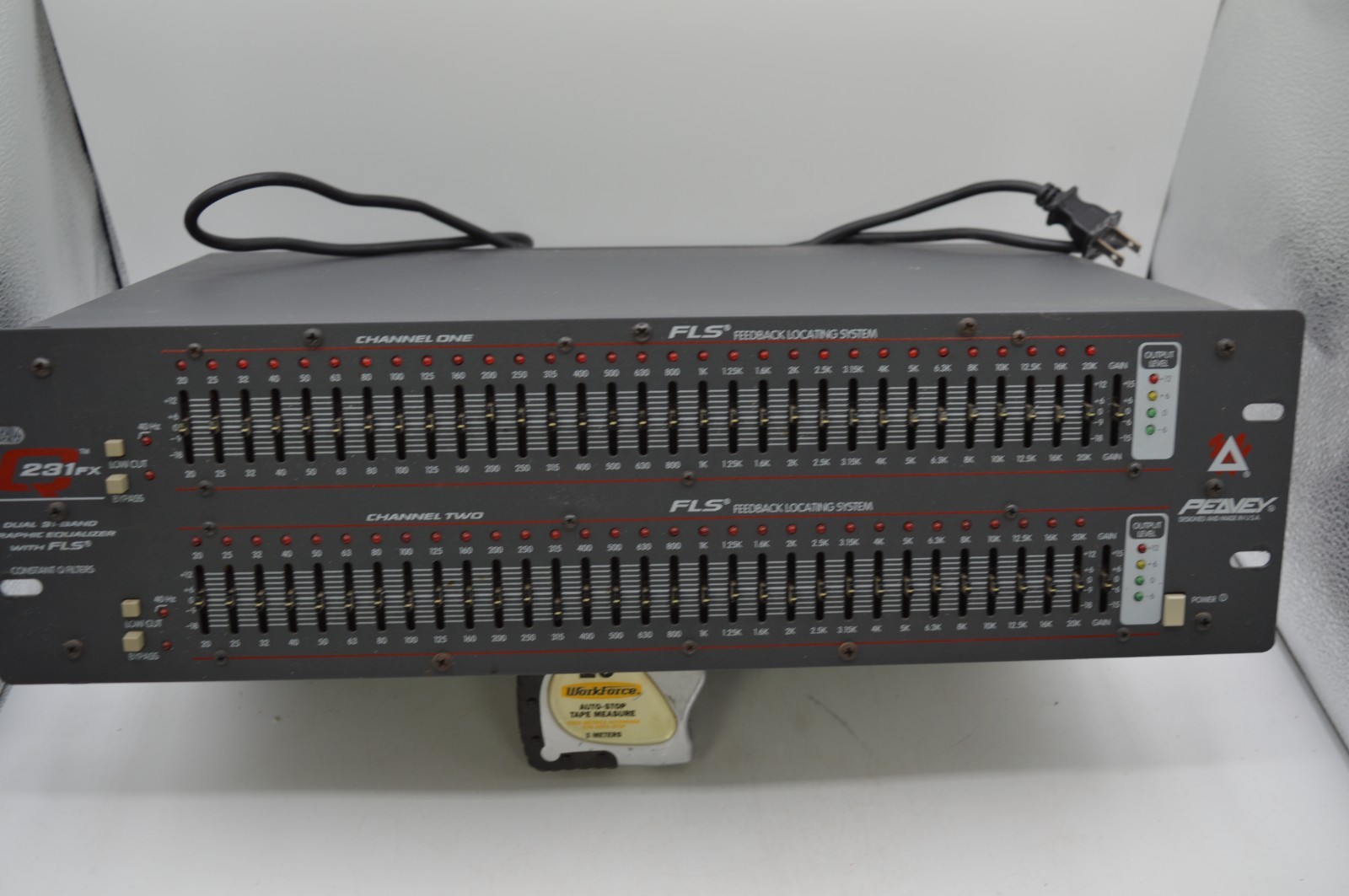 Peavey Q231FX Dual 31-Band Graphic Equalizer 8915