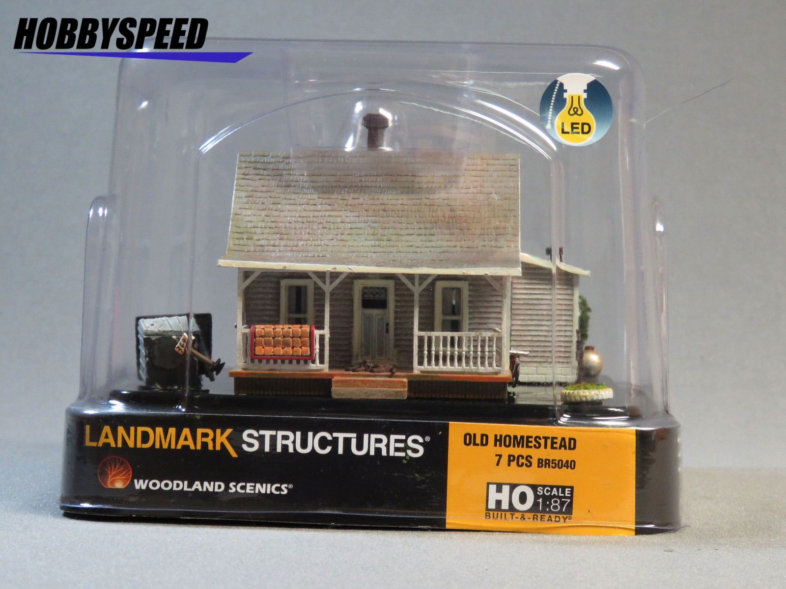WOODLAND SCENICS HO SCALE OLD HOMESTEAD BUILT & READY gauge house home WDS5040