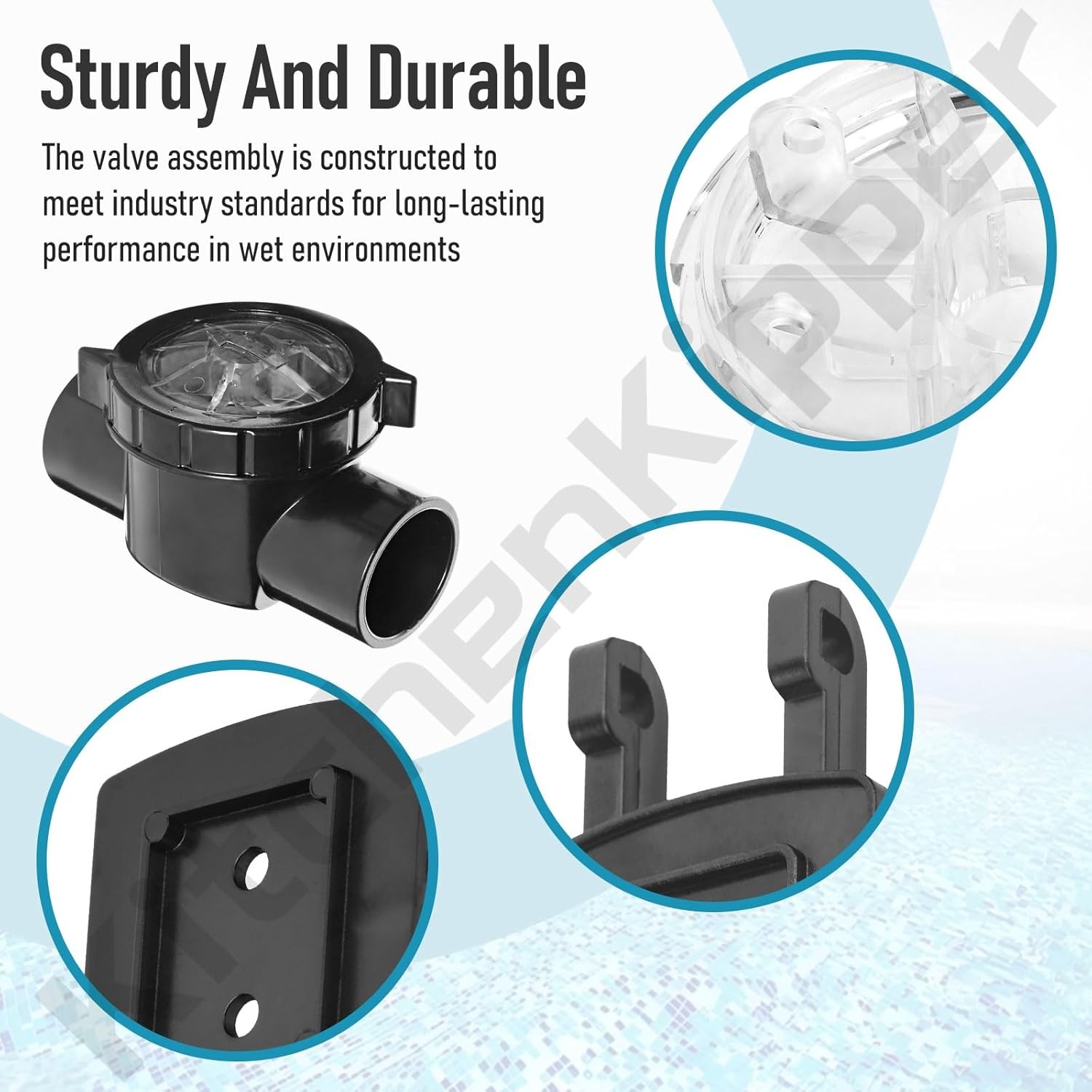 FOR WATERWAY 600-7300 TRUSEAL CHECK VALVE LID COVER TOP WITH O-RING 600-7300B W