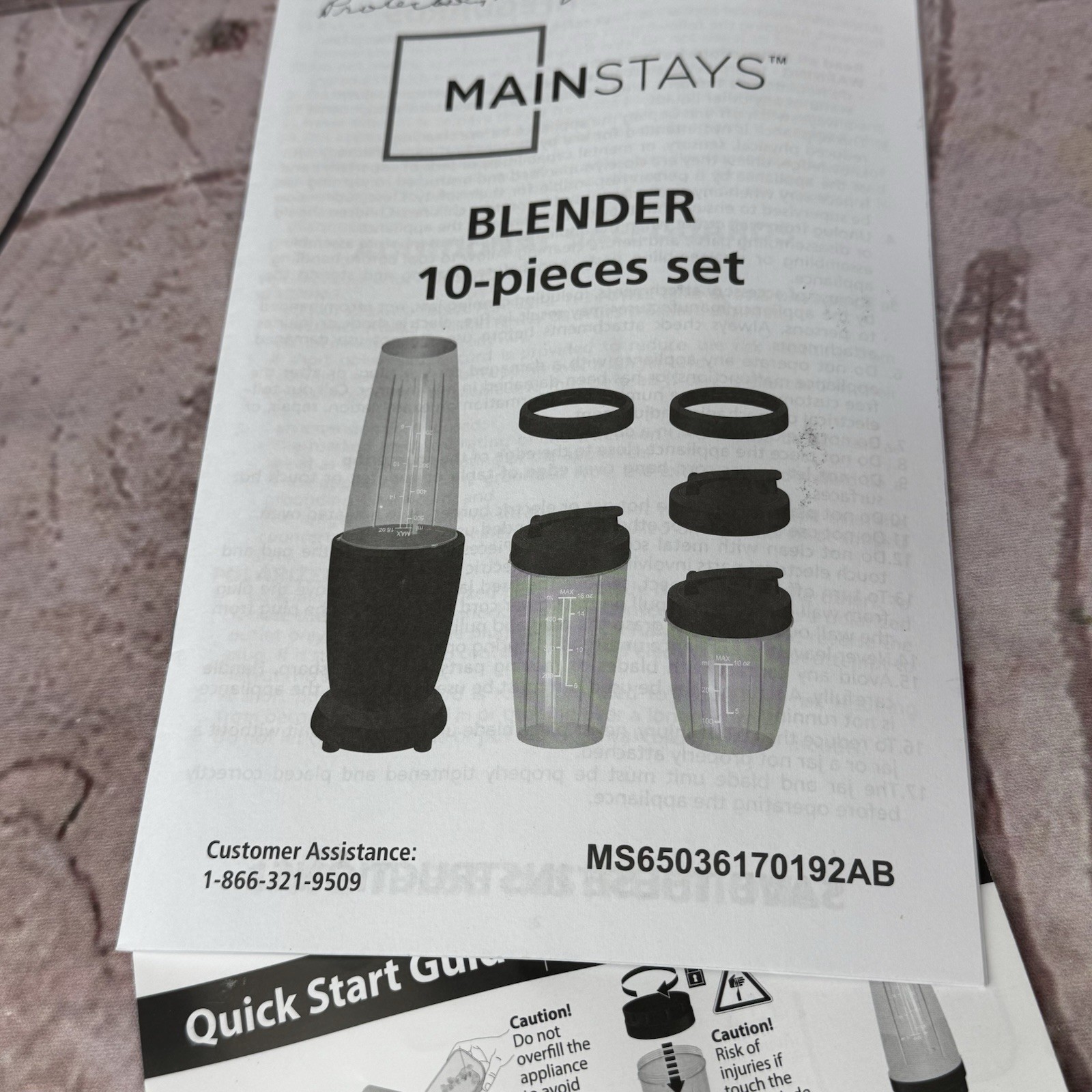 Mainstays Blender Set Plus 2 Quart Slow Cooker Kitchen Bundle Black