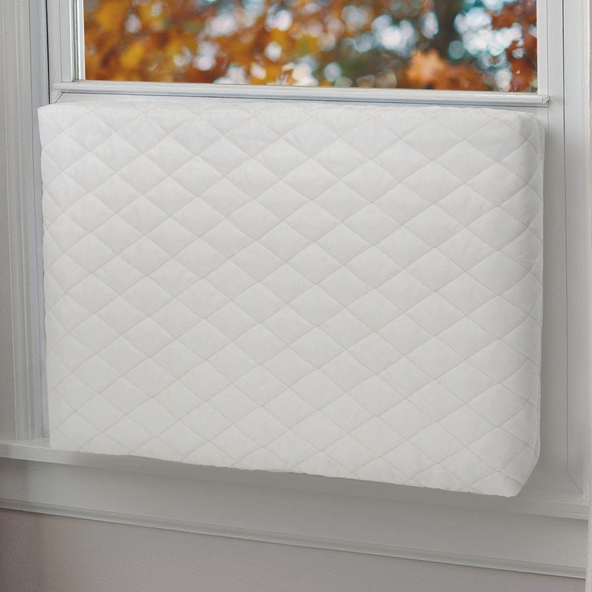 Foozet Indoor Air Conditioner Cover Double Insulation, 21 x 15 x 3.5, Cream