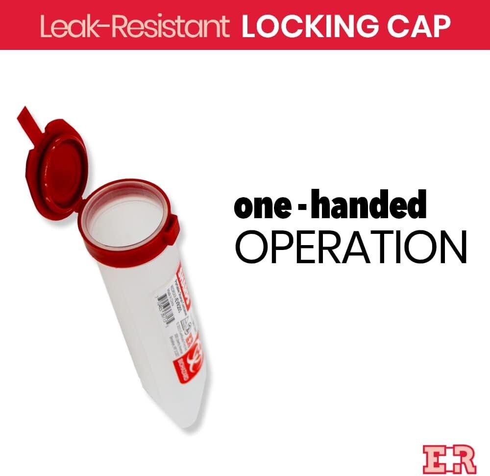 Ever Ready Transportable PORTA Sharps Container with Locking Mechanism - 6 Pack