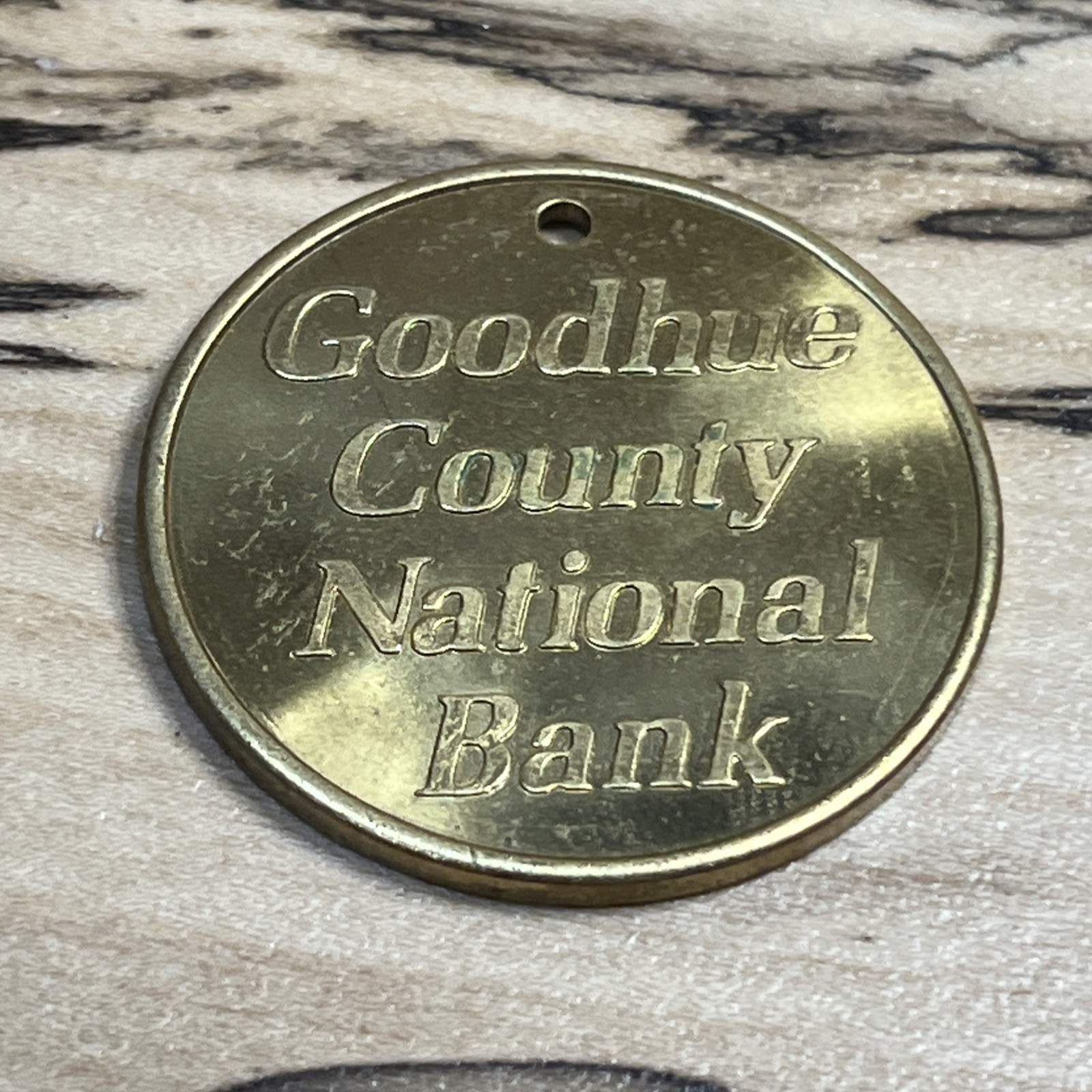 1974 Goodhue County Natl. Bank Goodhue, Minn. Key Fob *B362