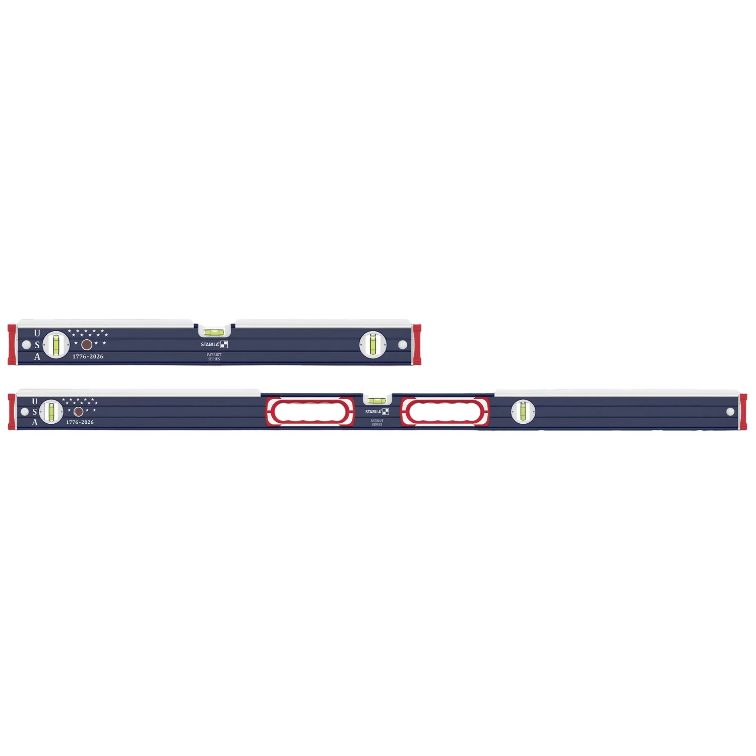 Stabila 36250 Patriot Series Heavy Duty Masons Level Set, 24" & 48"