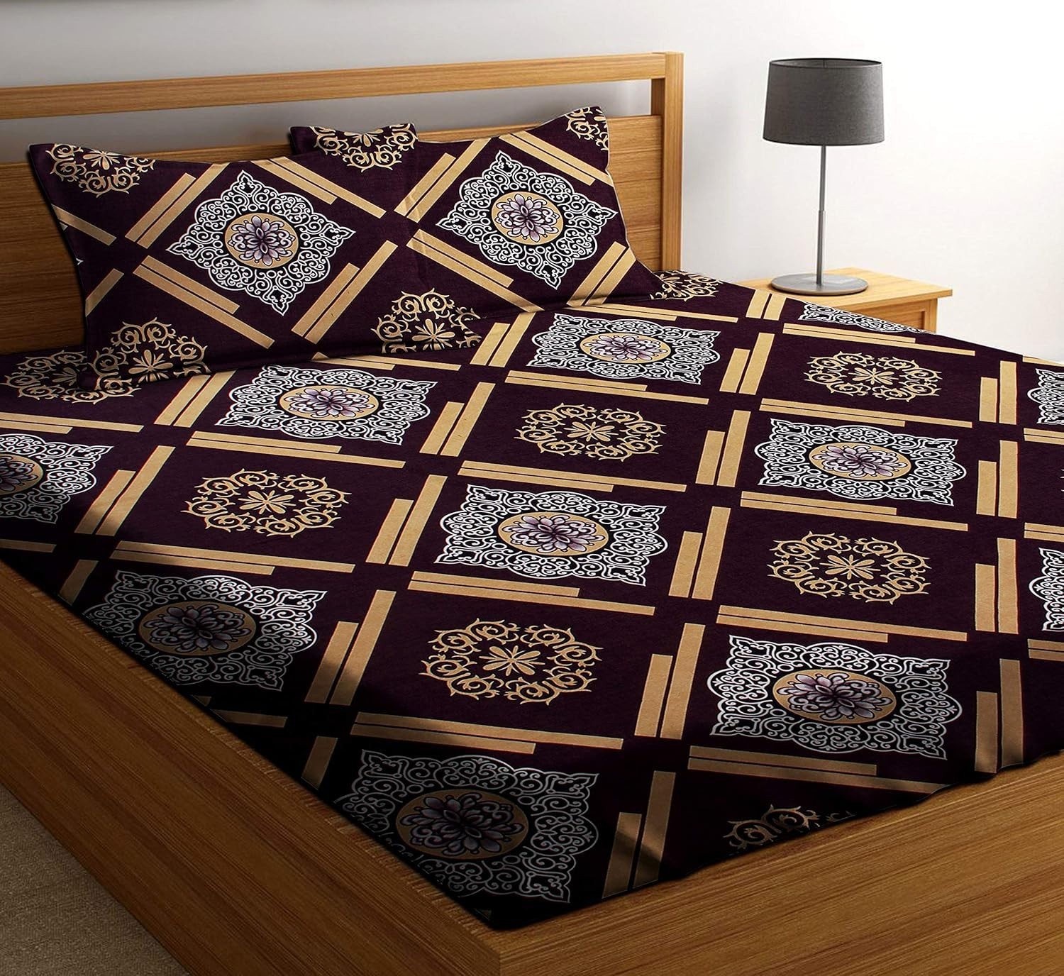Cotton Double bedsheets for Double Bed Cotton IB 14