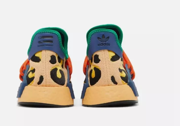 adidas x Pharrell Williams HU NMD Amber Animal Cheetah HP3221 Men's Size