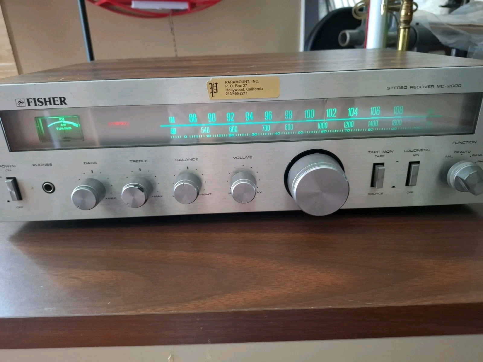 Fisher MC 2000 Stereo Reciever