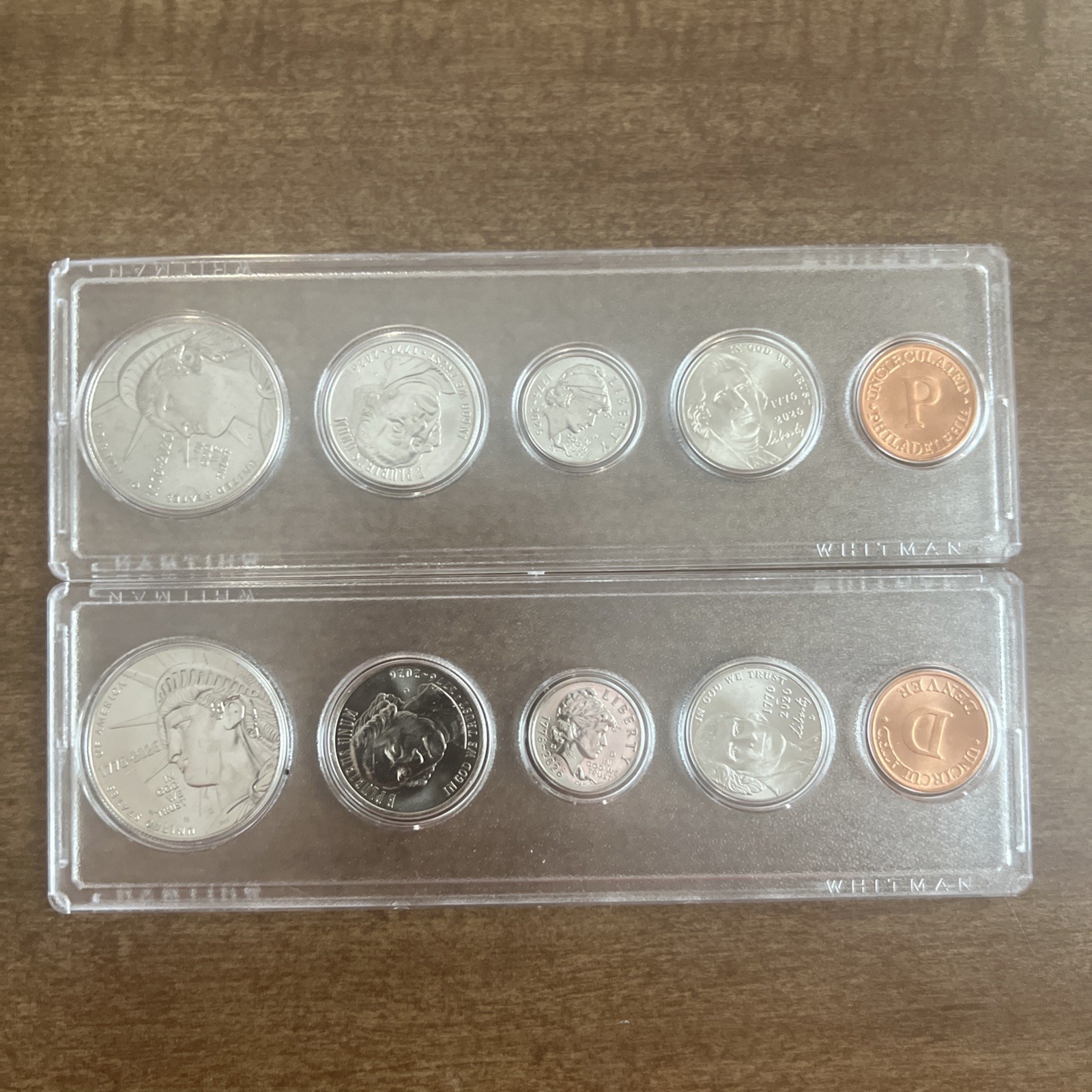 2026 P & D  10 Coin Set  with  Mint Treasury Coins ! Minted for 1 year only