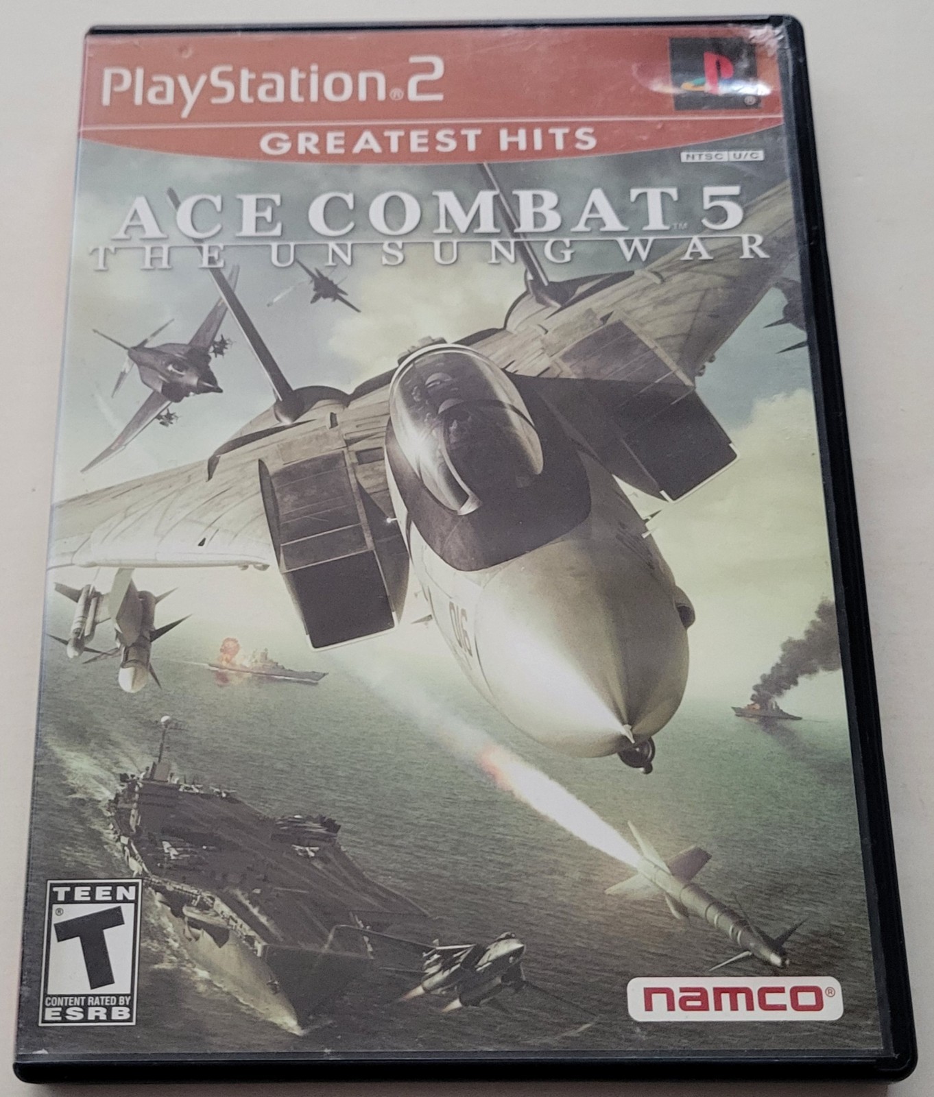 CASE ONLY - Ace Combat 5: The Unsung War (PlayStation 2, 2004) Greatest Hits!