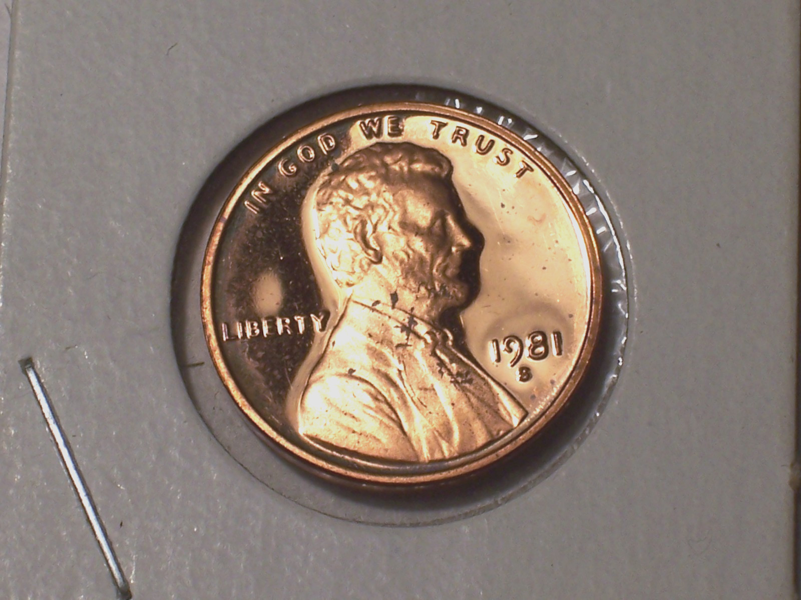1981-S   @  Proof"  Type-1 Lincoln Memorial Penny .!!