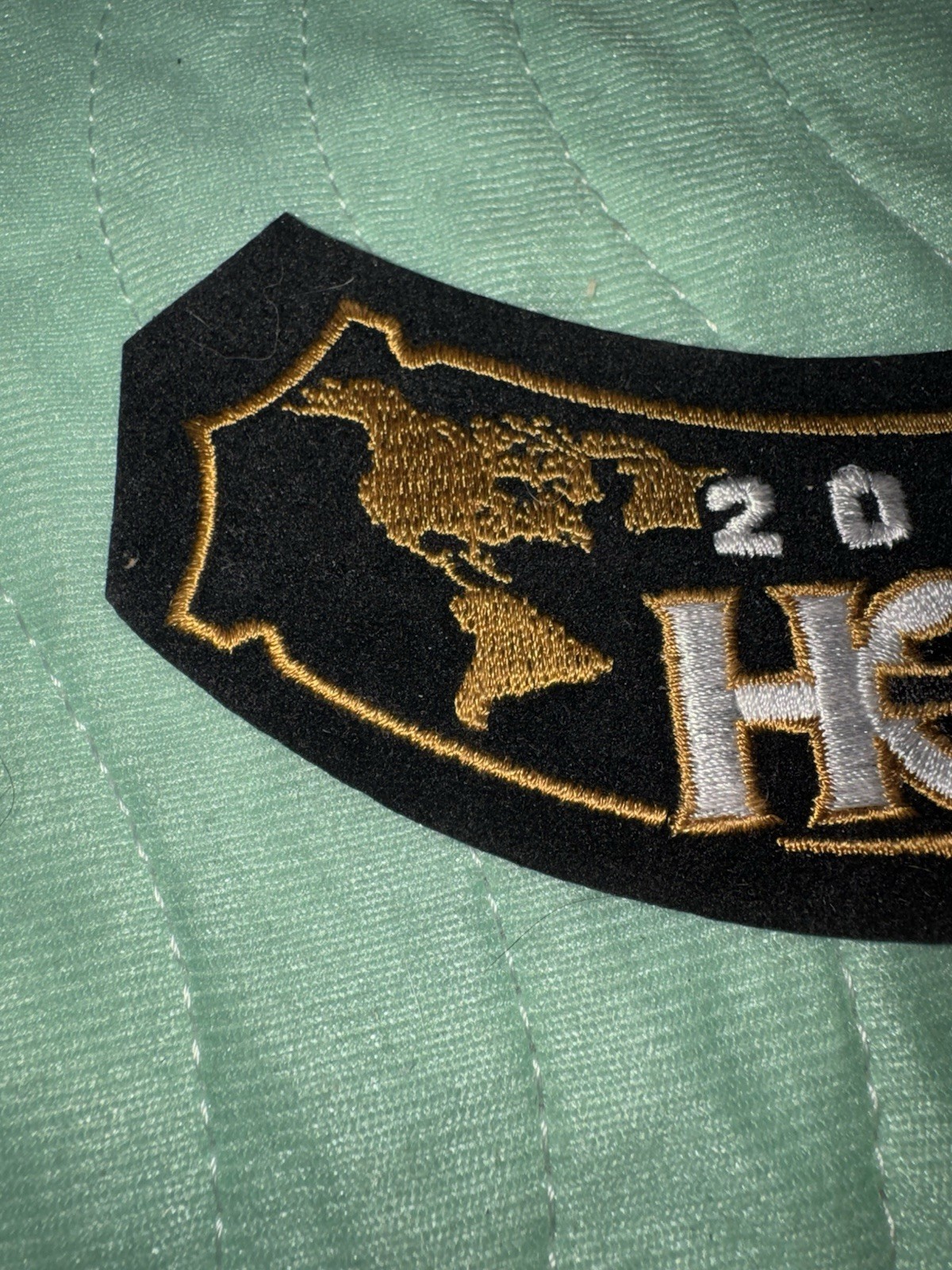 New WORLD 2015 Harley Davidson HOG Annual Membership Rocker Patch