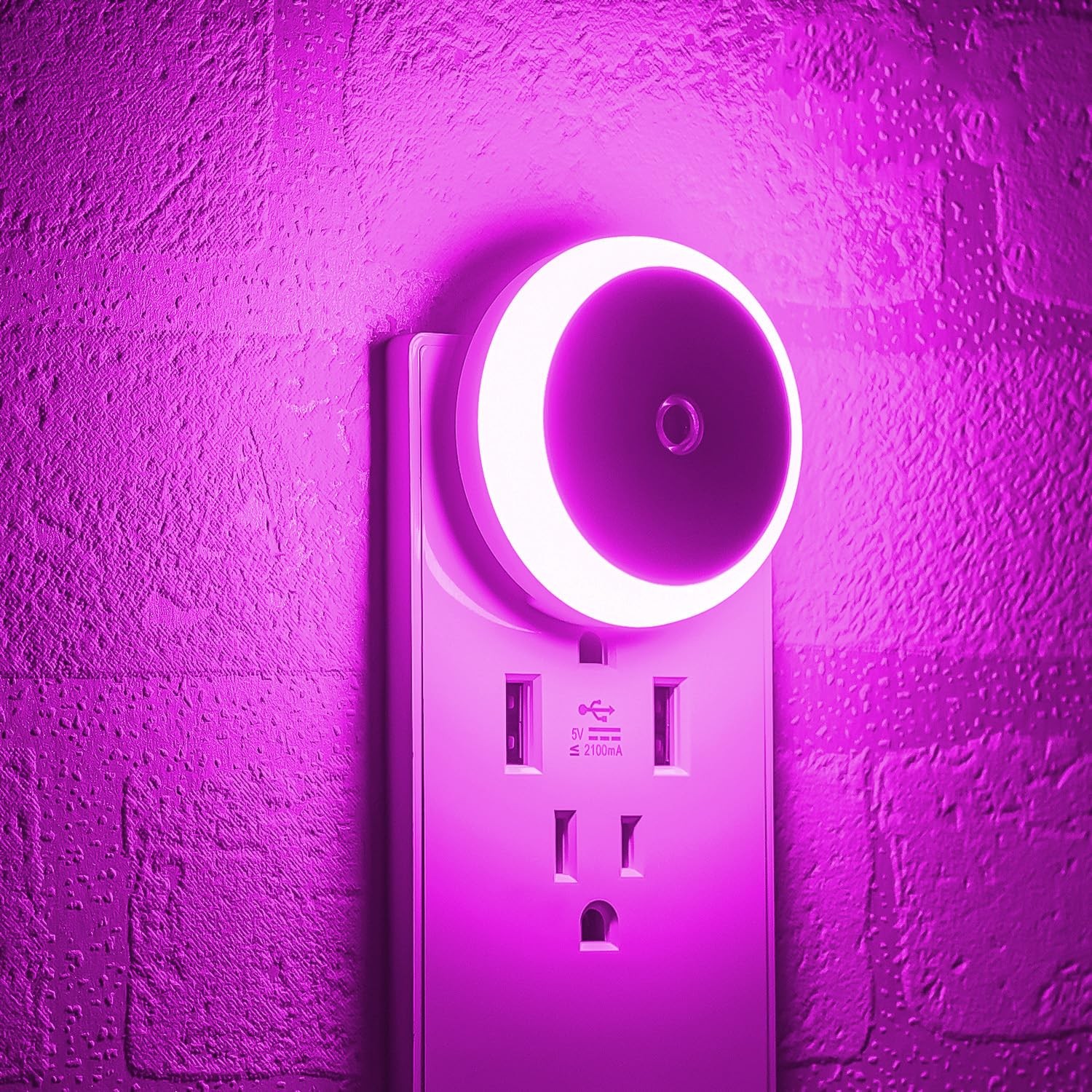 myCozyLite Pink Light Night Plug in, Home Decor, Dusk to 2 Pack,