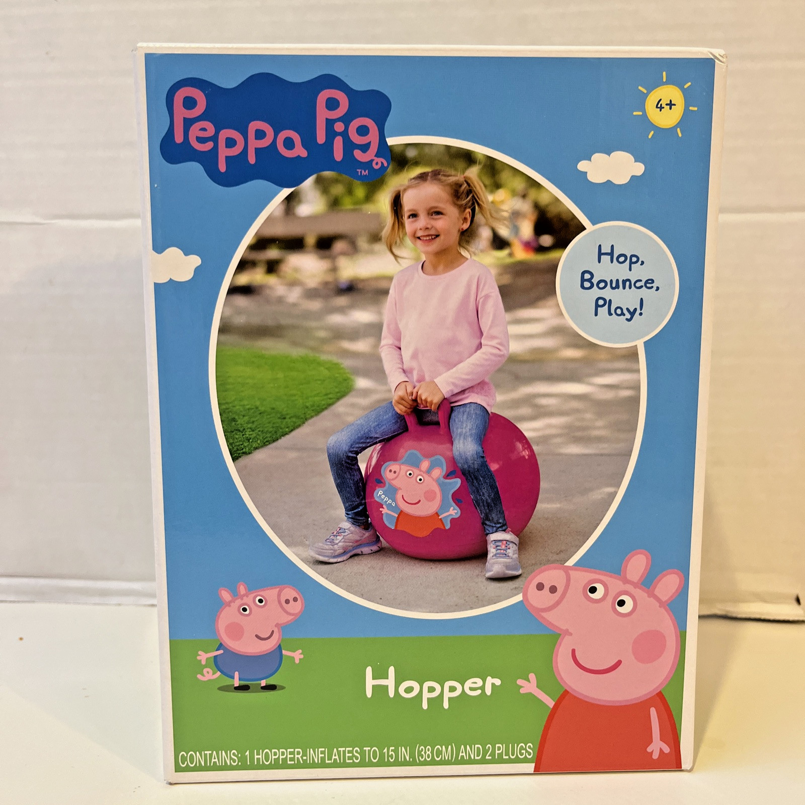 Peppa the Pig 15" Hopper Bouncer Ball-Brand New in Factory Box SEALED