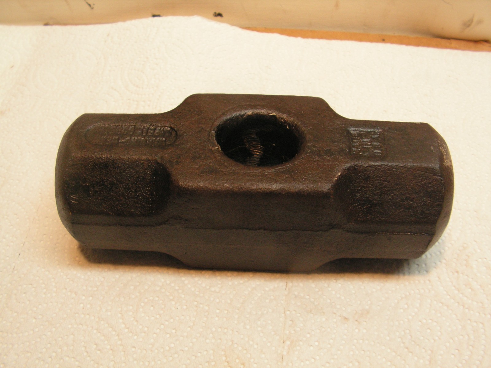 Vintage STANLEY 8 lb. Sledgehammer Head 6 1/4" X 2 1/4" X 2 3/8" NICE! U.S.A.