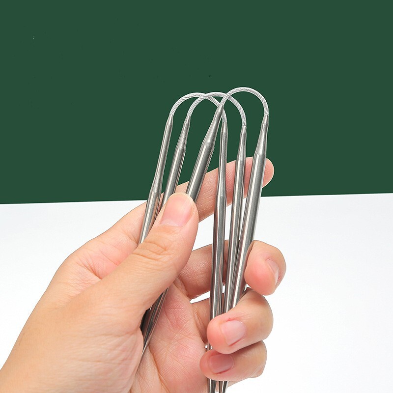 2 Pairs 2mm Mini Pointed Knitting Sweater Needle Set