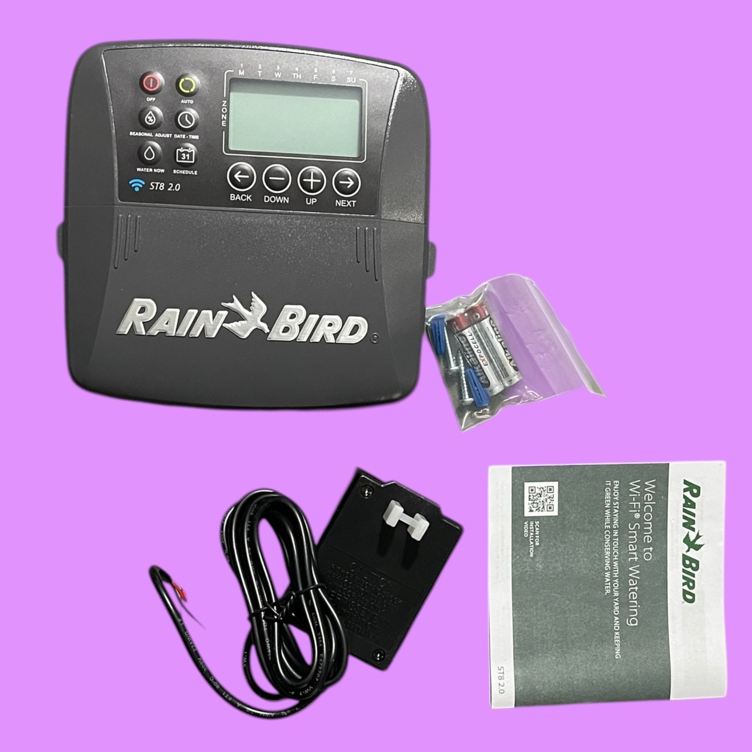 Rain Bird ST8I-2.0 8-Zone Indoor Irrigation System Controller (US)