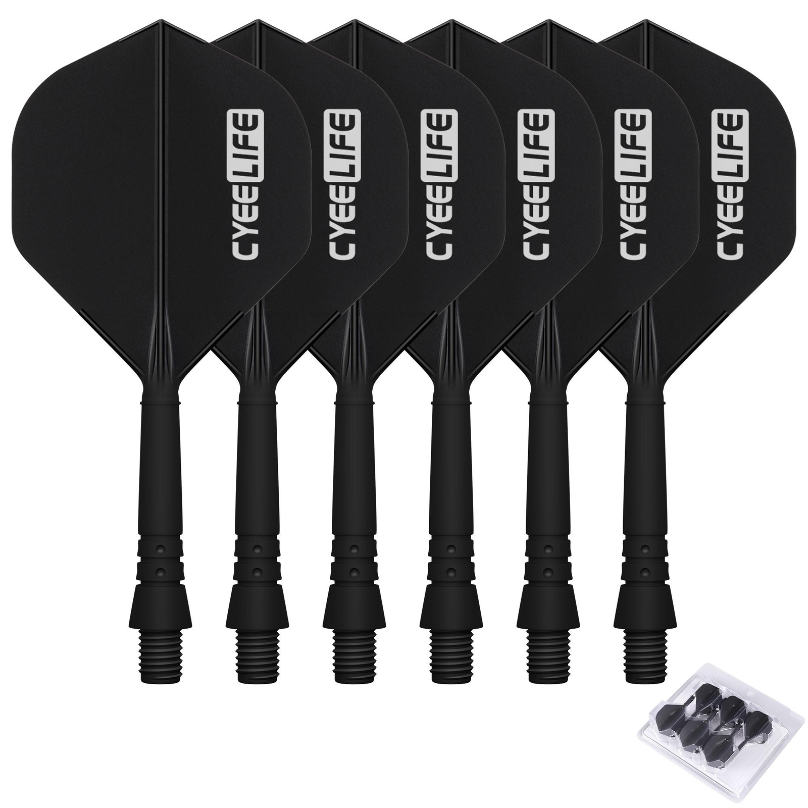 Cyeelife 6pcs Dart Flights and Shafts 2ba Professional ,new Dart Accessories Kit