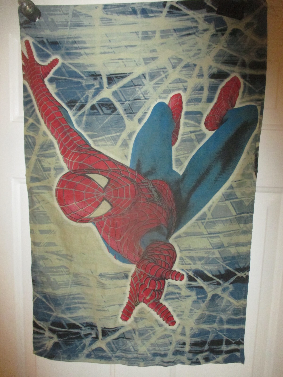 spiderman pillow case set red black double sided vintage