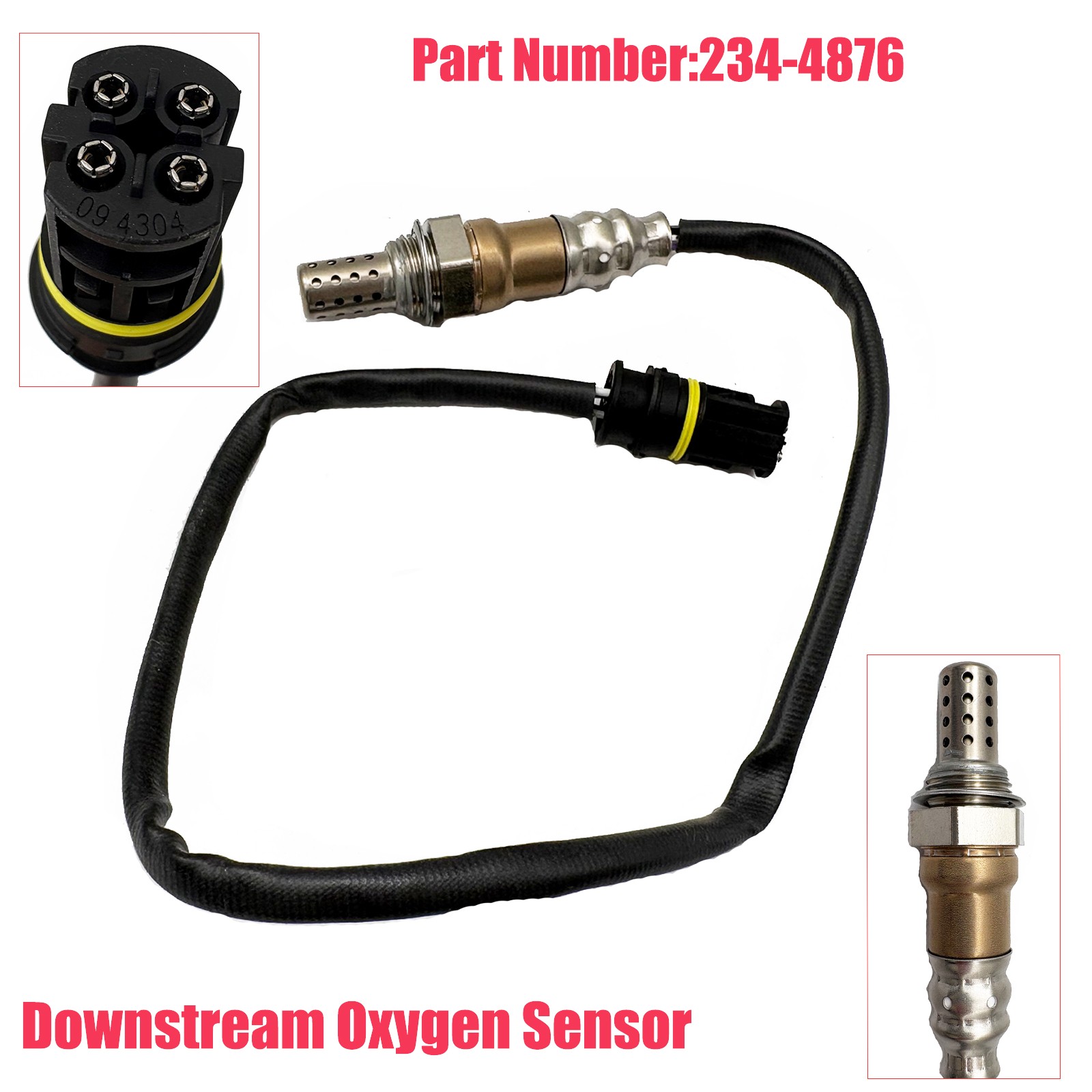 234-4876 Downstream Oxygen Sensor for 2013 BMW 650i Gran Coupe 4.4L