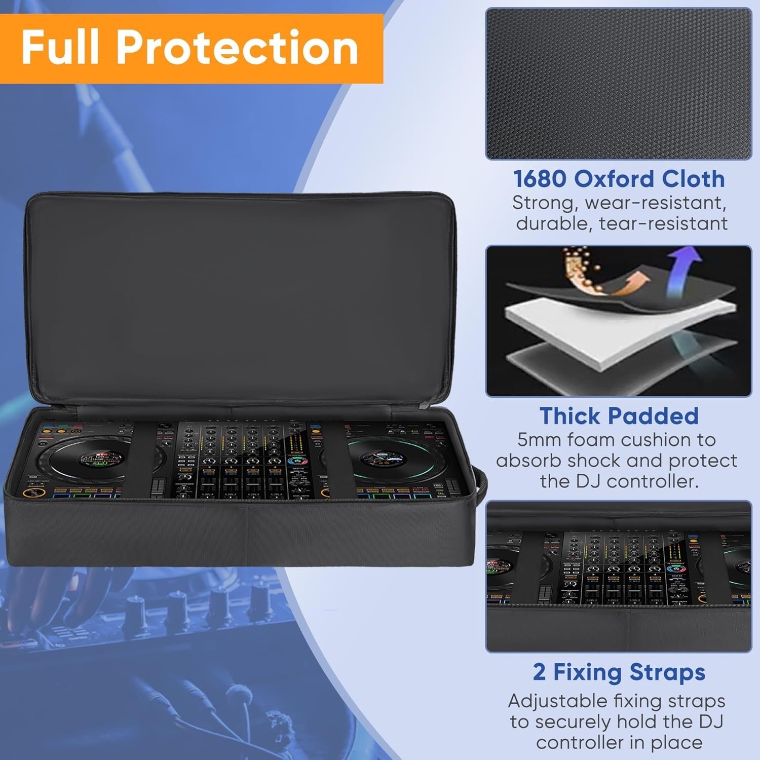 DJ Controller Bag Compatible with DDJ / 1000 / / / SC LIVE 4, DJ Soft Case Gi...