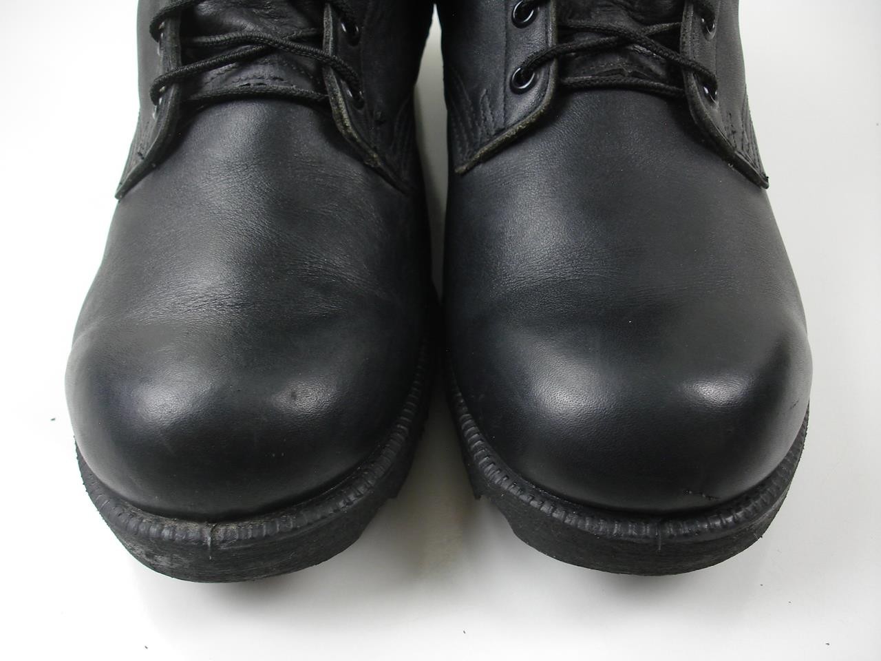 Men's 11 W Ro-Search Wellco Boots Jump Black Leather Military Combat 4-97 1997