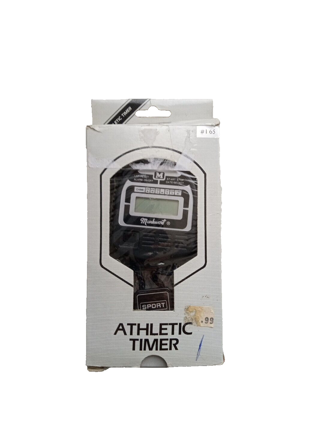 Martin Athletic Stopwatch Timer Model SW 11 Needs Battery, Vintage, Running