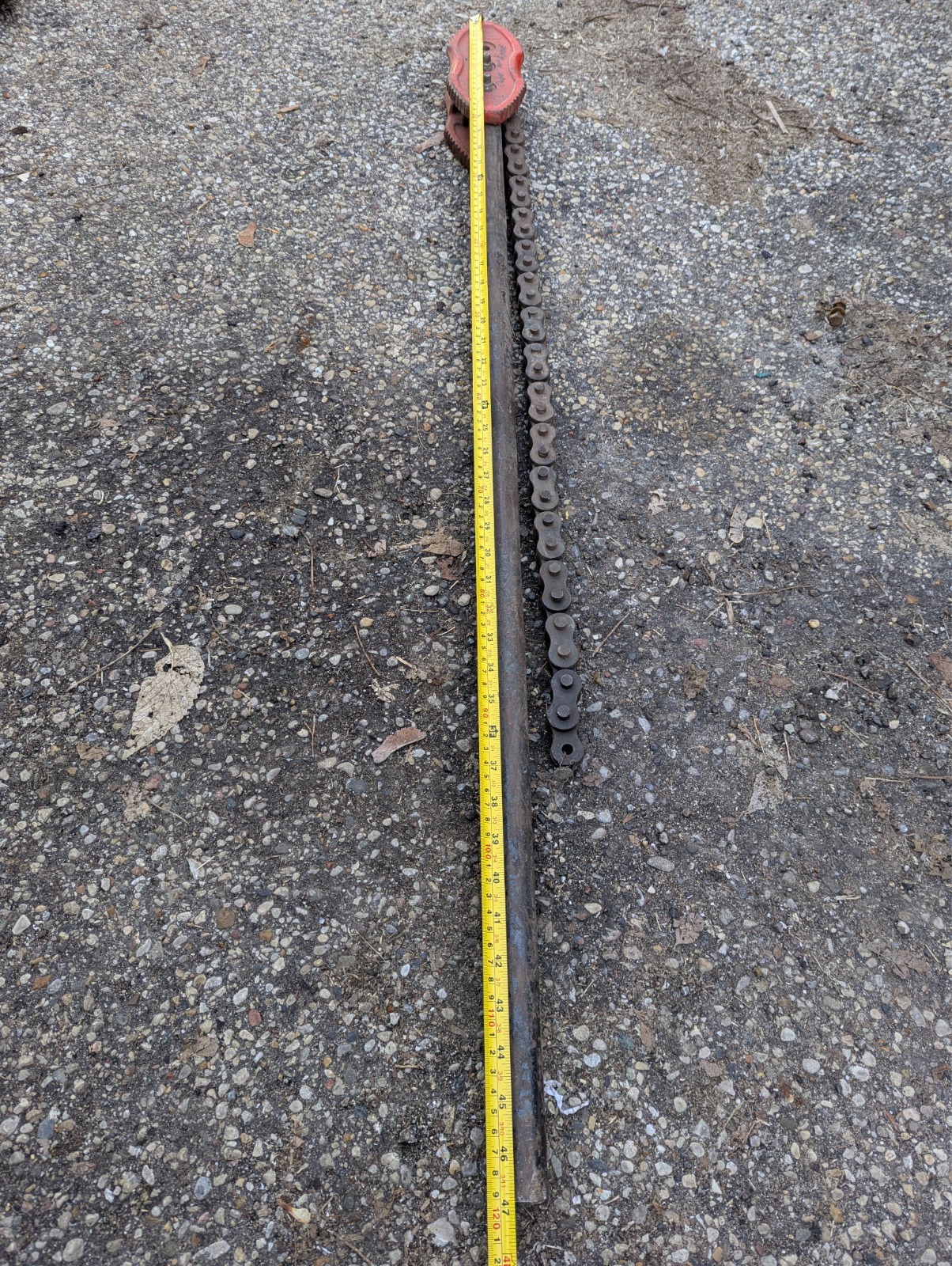 Ridgid chain tongs No. 3233 6 inch capacity