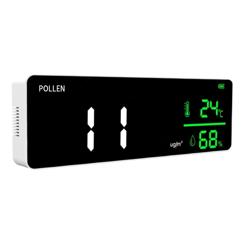 Wall Mounted Air Quality Sensors Monitors for Temperature Moisture Pollen Dust