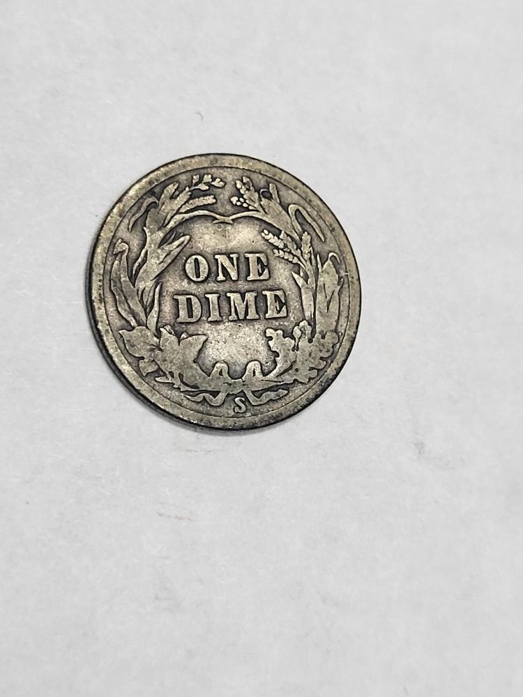 1914 S Barber Dime CHEAP !!!