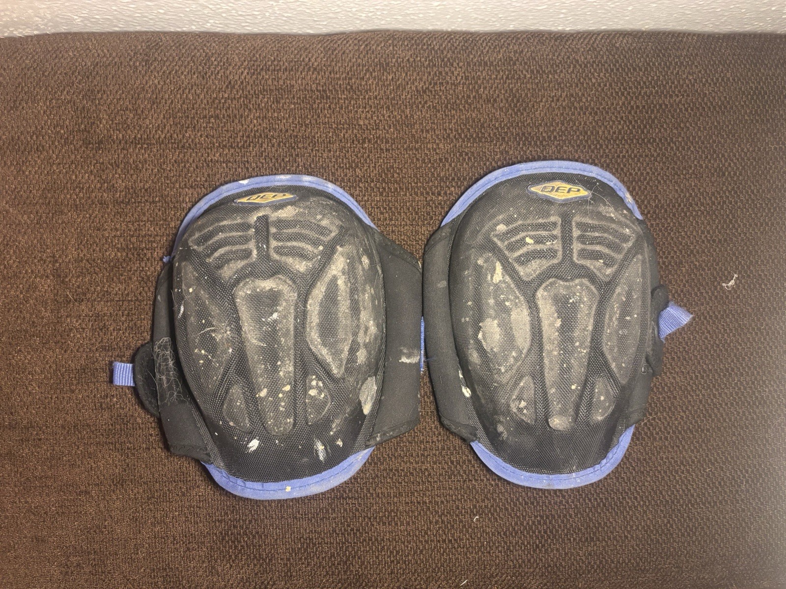 QEP Gel Knee Pads Heavy Duty Work Knee Protection Adjustable Straps