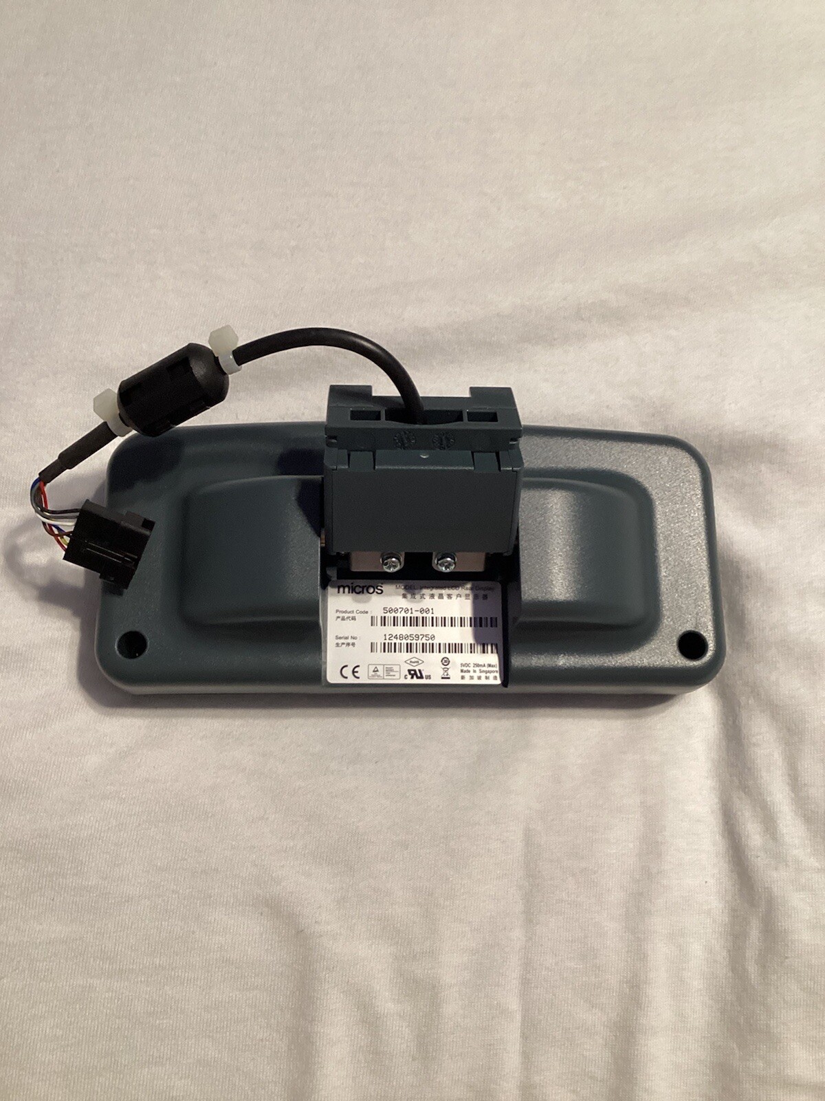 Micros WS 4 / 4LX Rear Cust Display  500701-001 NEW
