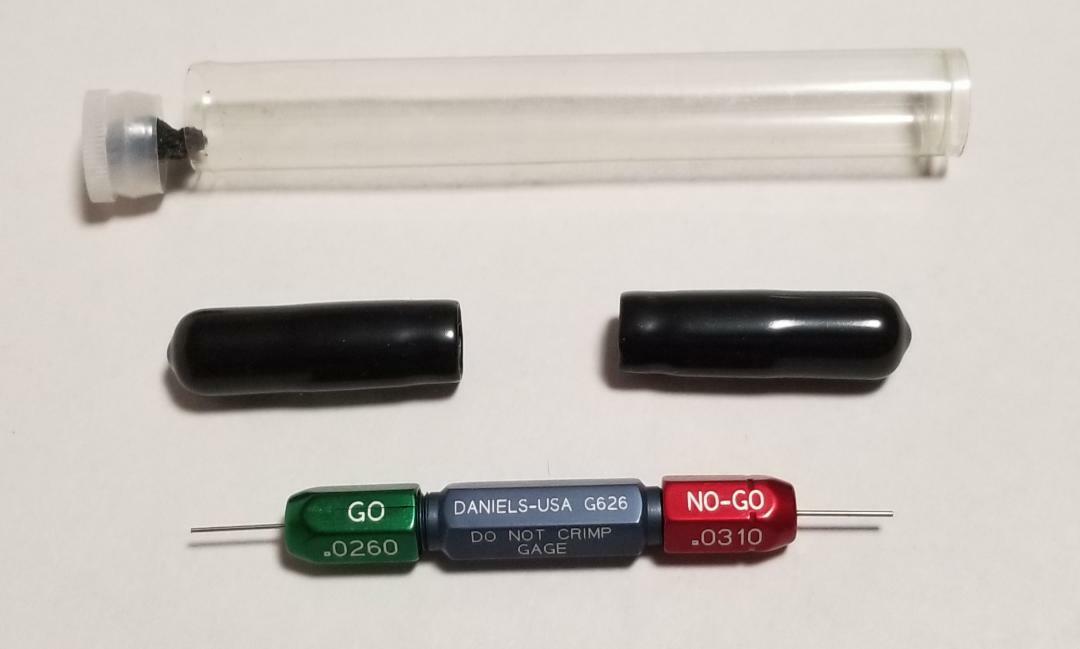 DANIELS G626 GO NO-GO GAGE, .0260 GO, .0310 NO-GO NEW
