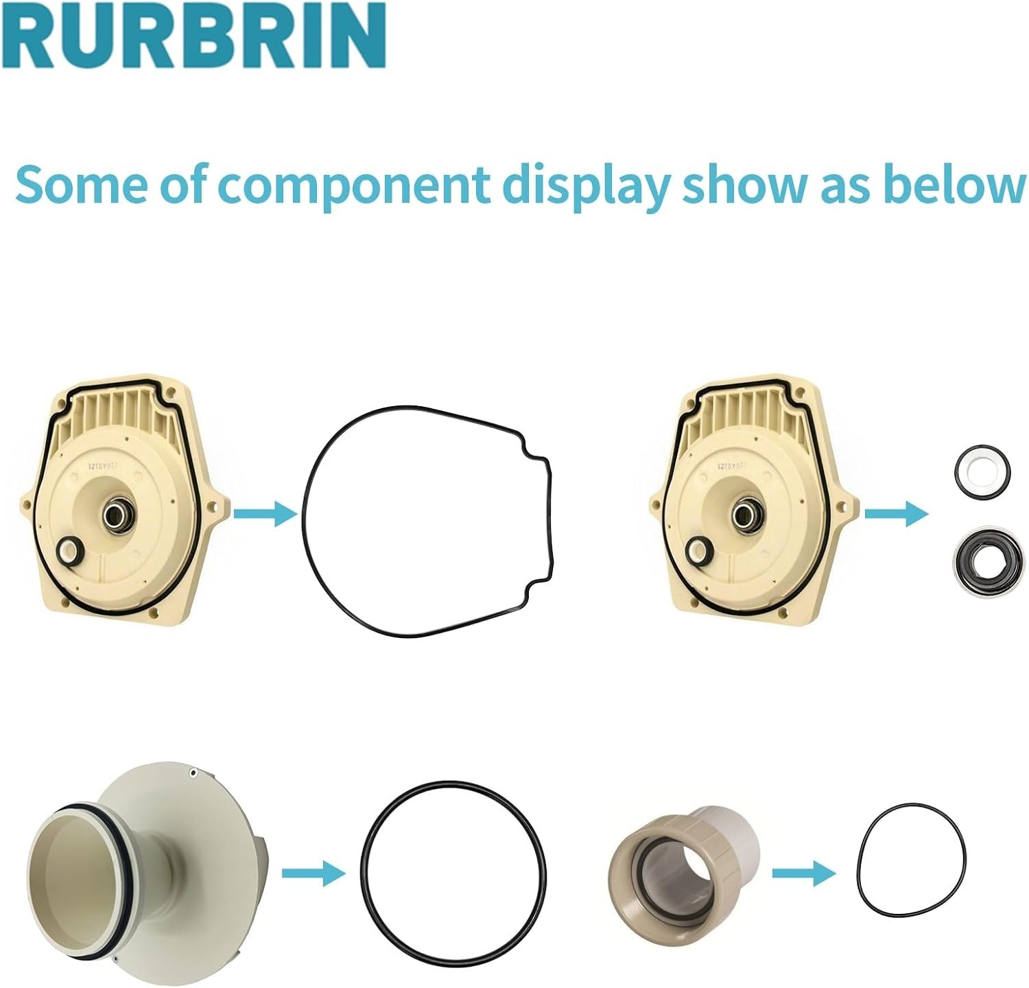 Comprehensive Seal Replacement Kit for Pentair WhisperFlo - Built Post-2008