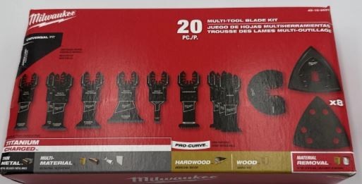 Milwaukee 20-Pc Oscillating Multi-Tool Blades Open Lok 49-10-9920 NEW