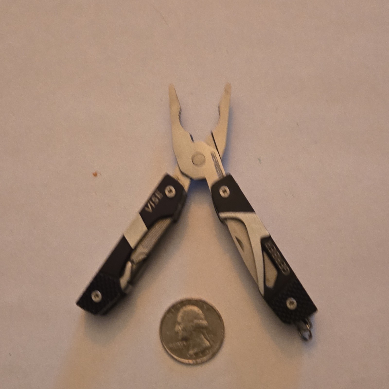 Gerber Vise Folding Multi-Tool Pliers Metal Blade & Handle Black/Silver