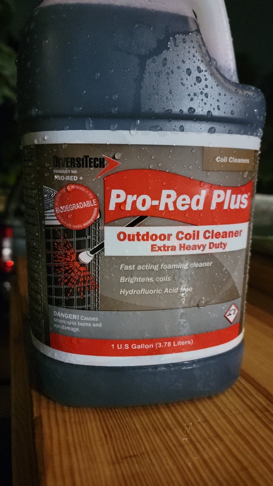 Diversitech pro red plus outdoor coil cleaner