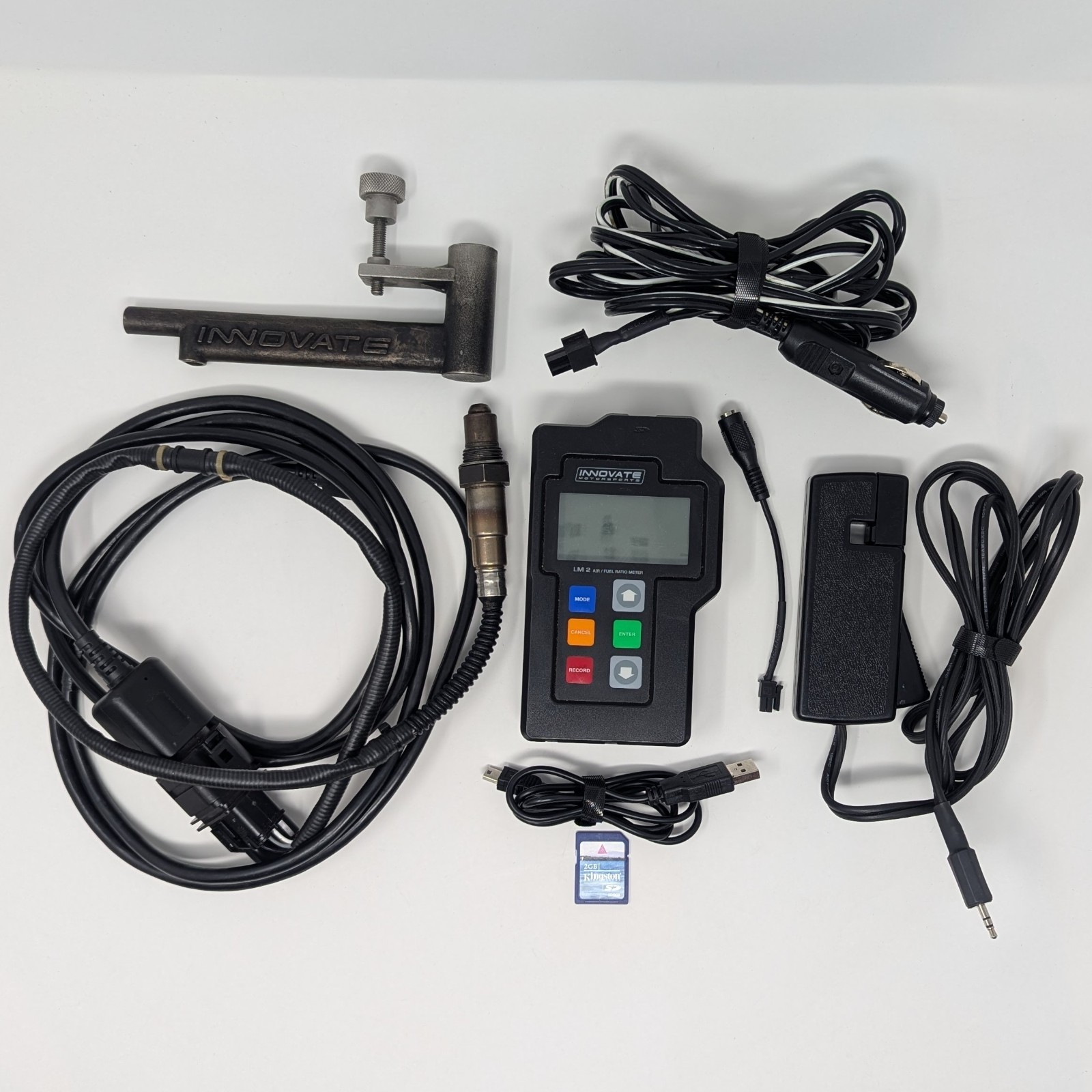 Innovate LM-2 Air/Fuel Ratio Meter Single Channel w/ Sensor, Clamp, Case - Read