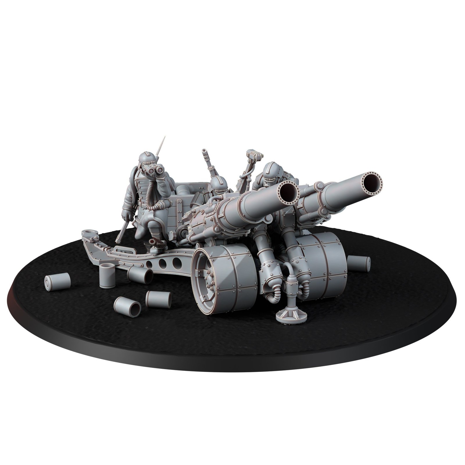 DEATH DIVISION SIEGE CANNON WITH CREW