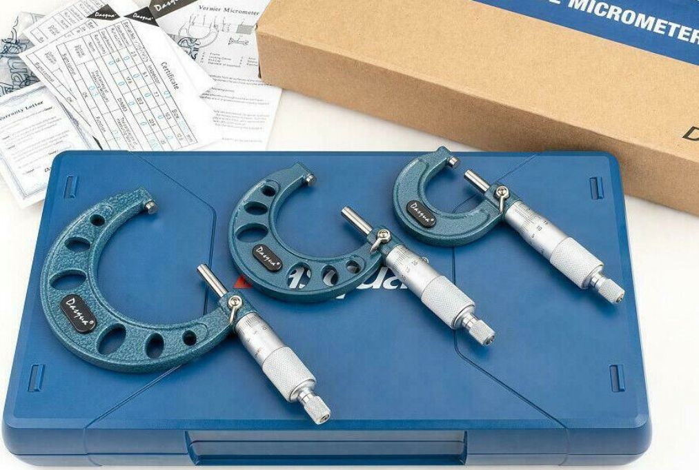 DASQUA 0-75MM 3 PIECE OUTSIDE MICROMETER SET (4111-8206)