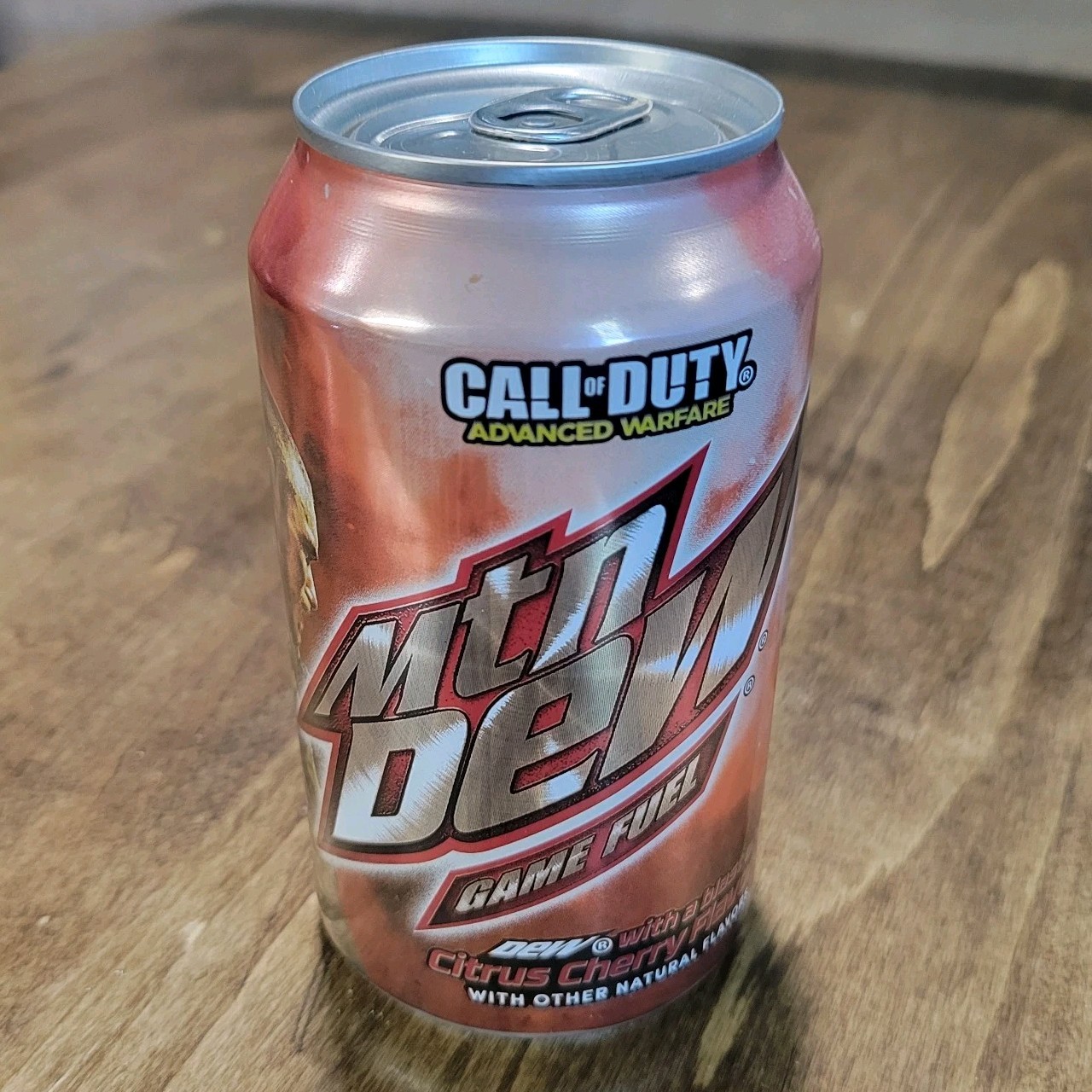 Mountain Dew Game Fuel Citrus Cherry Can Advanced Warfare Can