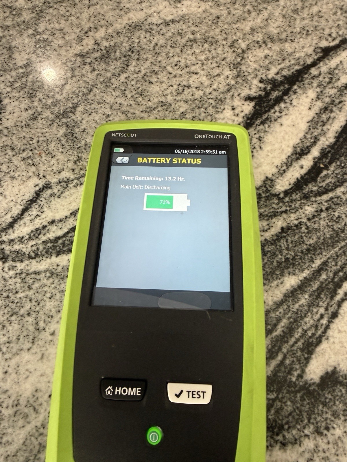 Netscout IT10G-1000 One Touch AT10G Network Assistance Tester Versiv Main Frame