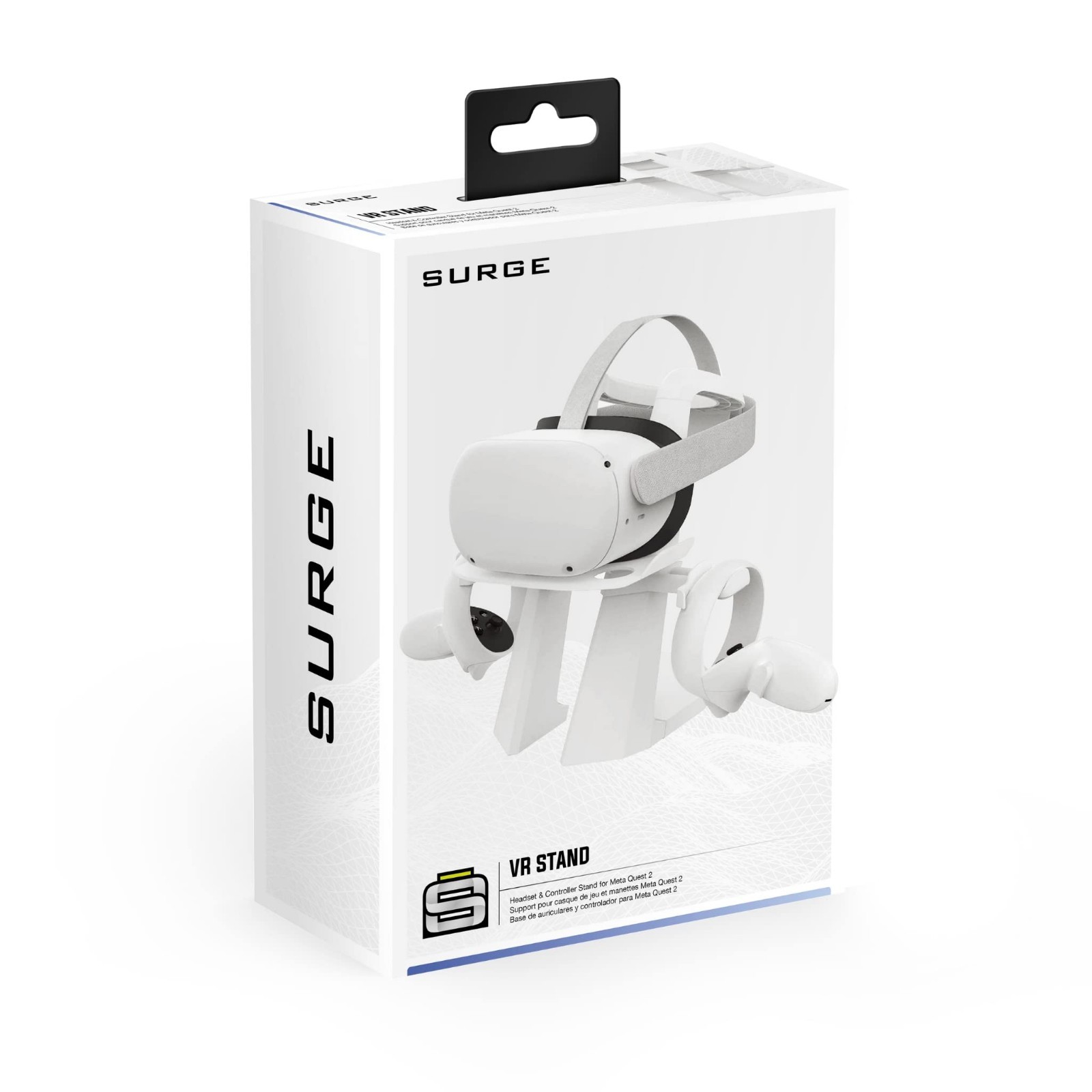 Surge VR Headset & Controller Stand for Meta Quest 2 Gaming Display Holder