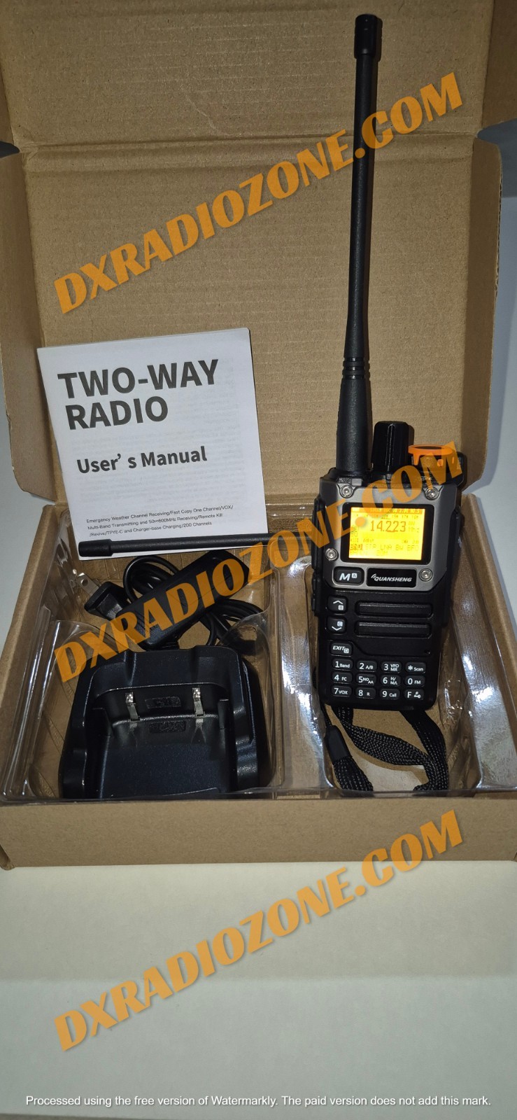 Quansheng UK-6 (UV-K5(8)) Radio receiver with SI4732 HF mod V6.8  CEC HF 0.51