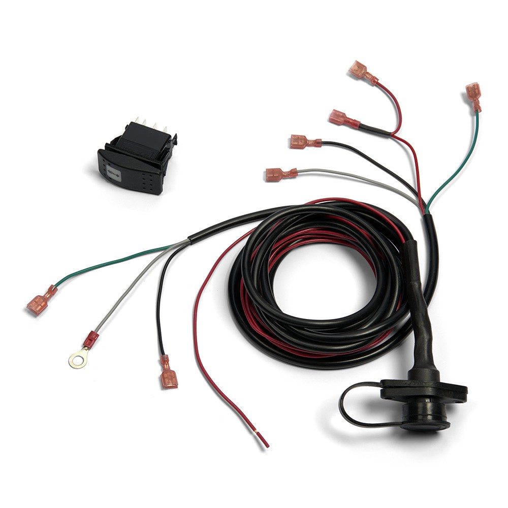 Warn 99897 Illuminated Dash Mounted Rocker Switch Kit For Powersport Winch