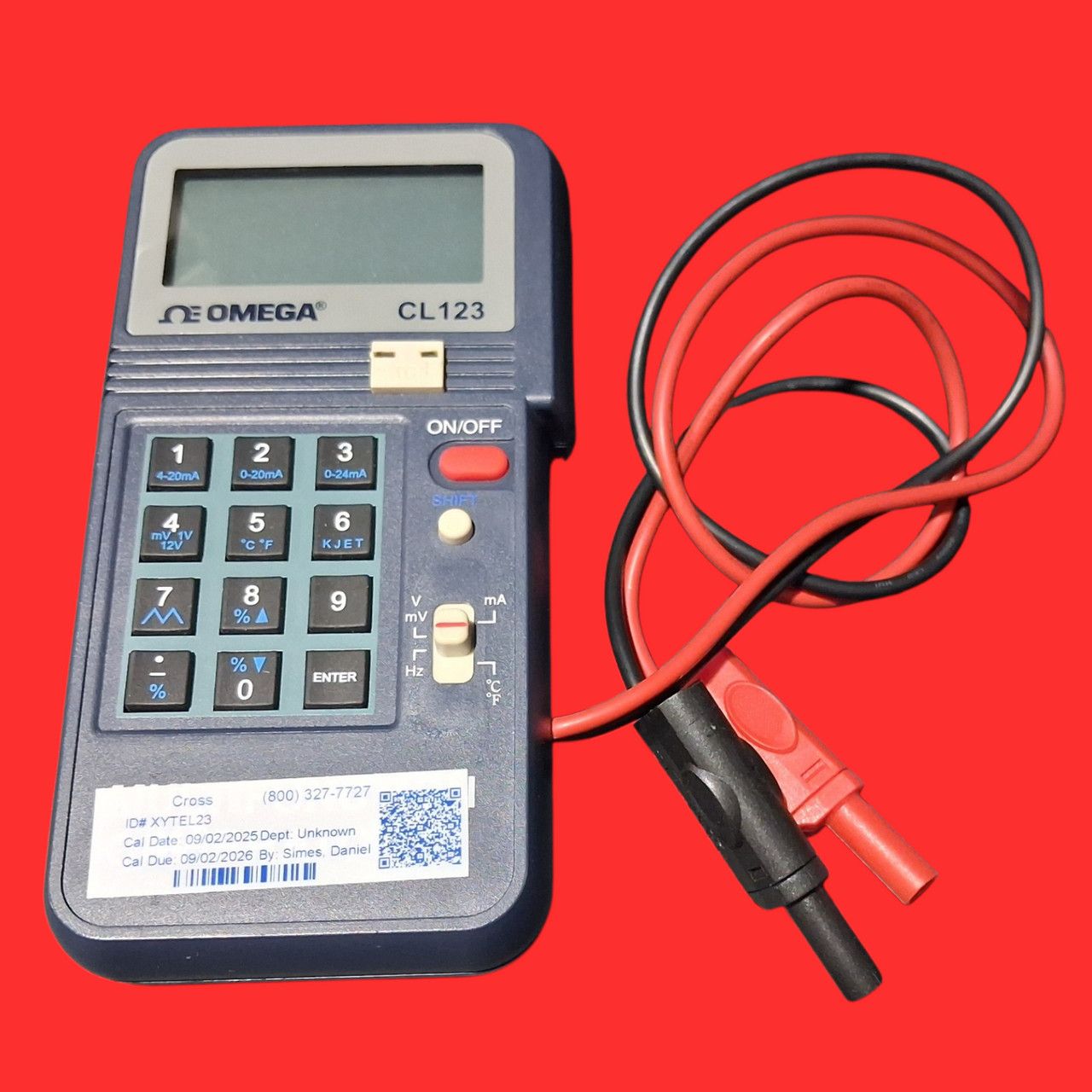 Omega Handheld Multifunction Calibrator CL123